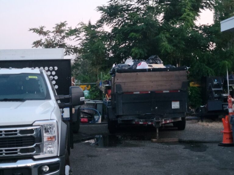 Fresh Family truck and loaded dump trailer